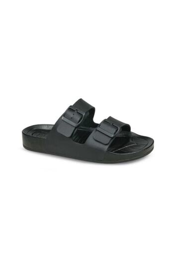 Ceyo Bermuda Orthopedic Men's Black Slippers
