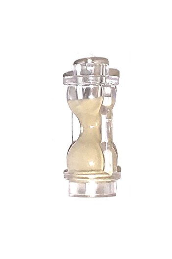 LEGO الأصلي مخصص Moc ملحق Minifigure Hourglass الرمال نمط الساعة الرملية 1 قطعة سيتم إرسالها