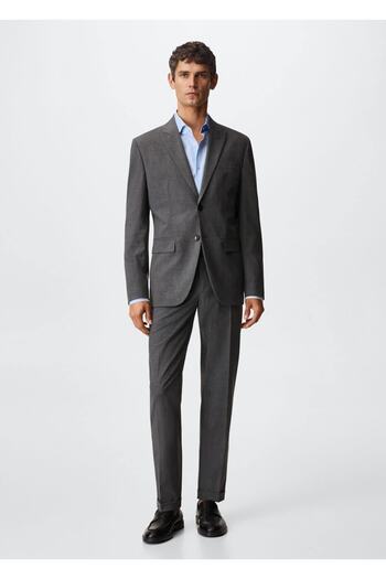 MANGO Man Slim Fit Thousand ριγέ πουκάμισο