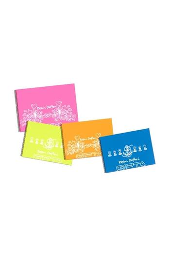 Gıpta Picture Notebook Pp Cover Spiral Bound 35X50 cm 25 Sheets