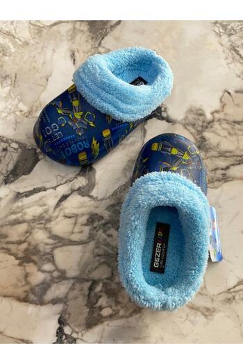 GEZER Boy's Furry House Slippers