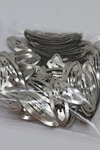 Hobimos 5 Cm Nickel Plated Snap Buckle Silver Color 500 Pieces