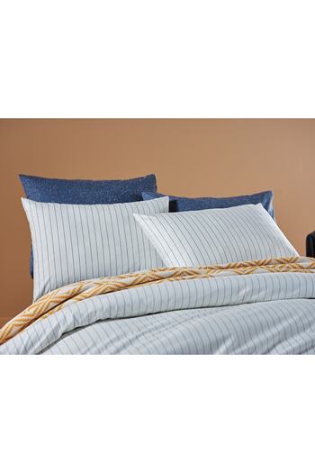 Doqu Home Stripe Vita Nevresim Takımı Krem - Tek Kişilik