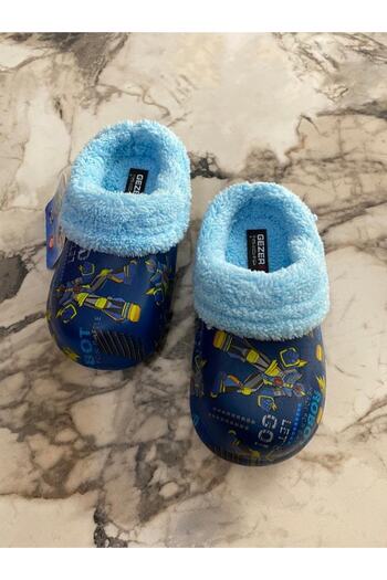 GEZER Boy's Furry House Slippers