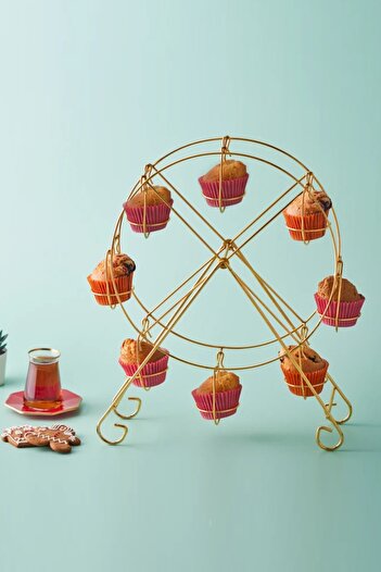 Emsan Line Cupcake Standı Gold