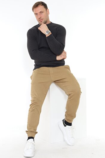 Matte Berlin Crew Neck Basic Organic Cotton Ecru Knitwear Sweater