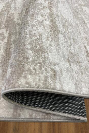 ELVİRAHOME Nova Mink Cutting Runner Non-Slip Base Washable Soft Solid Color Patterned Carpet