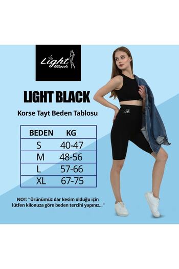 Light Black - 2 Size Slimming - Recovery - Postpartum - Short Corset Shorts (Outwear)