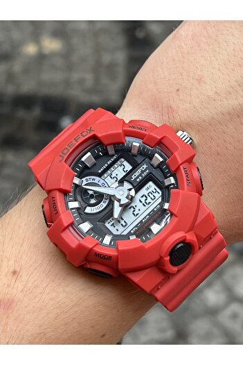 Joefox Spor Erkek Kol Saati Su Geçirmez Dijital Analog Garantili