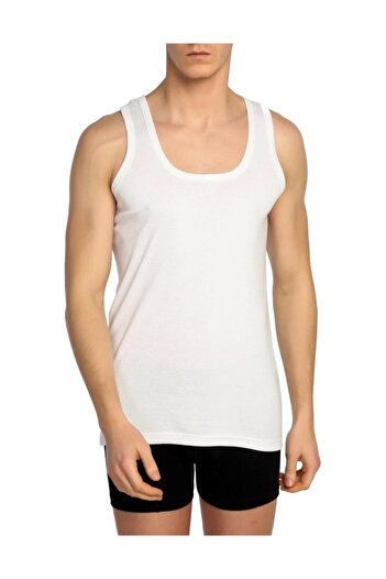 Seher Men's White 6-Pack Classic Combed Cotton Undershirt