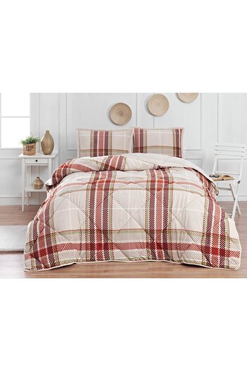 Merinos Anna Green Double Comforter Quilt Set