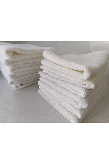 MEŞELİ TEKSTİL 12 Pieces Multi-Purpose Kitchen Hand Drying Dust Cloth Towels 30x30 Cm