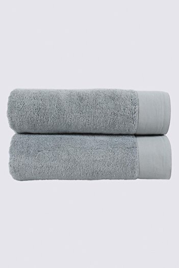 Ecocotton Набір рушників з 100% бавовни оранжевого кольору 2 шт. сірий 76x142 см