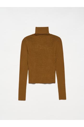 Dilvin 10225 Turtleneck Sweater-khaki