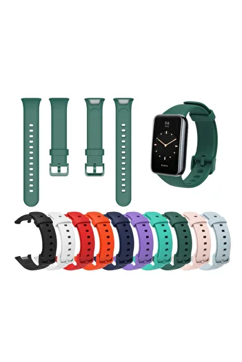 Fibaks Xiaomi Mi Band 7 Pro Compatible Colorful A+ Quality Cord Strap Bracelet Classic Quality Silicone