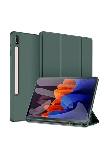 UnDePlus Samsung Galaxy Tab S7 Fe / S7 Plus / S8 Plus 12.4" Case Smart Case with Pen Compartment X800 T730 T970