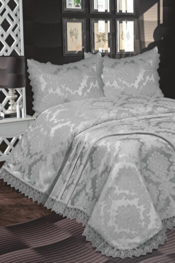 Çalışkan Çeyiz Evi Aden Chenille Bedspread Double 250x250 Cm