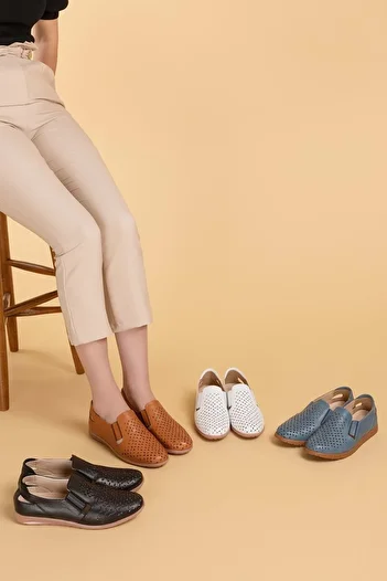 Gondol Γνήσιο Δερμάτινο Ορθοπεδικό Πάτο Casual Παπούτσια Λευκό 41 Esfa.152y
