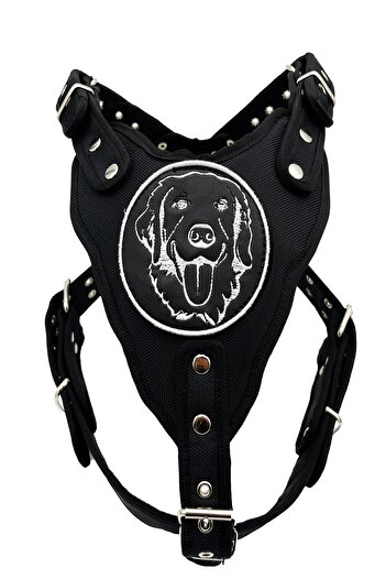 Tasma Market Black Golden Retriever Dog Chest Collar Chest Collar