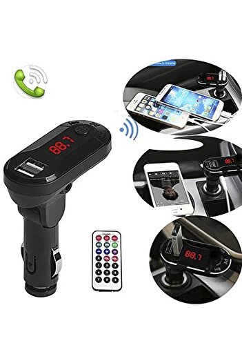 Beatitude Universal Müzik Çalar Fm Transmitter Araç Çakmaklık Şarj Bluetooth Müzik Kiti