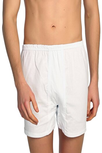 Seher Men's White 3-Pack 100% Cotton White Bottom Panties