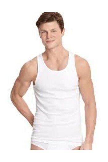 Seher Men's Ribbed Athlete Undershirt 6-pack