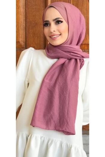 HAR-UM Ticaret Hijab Women's Cotton Jazz Shawl Model-pink