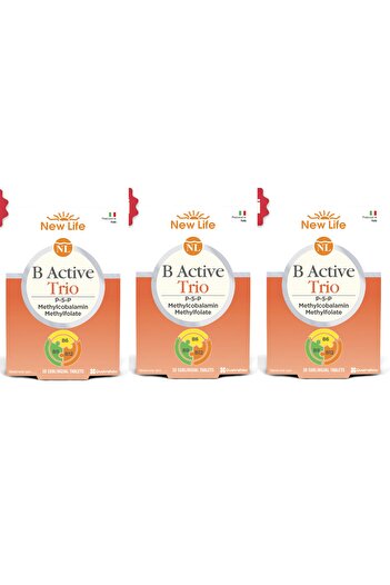 New Life B Active Trio 30 Tablet 3 Boxes