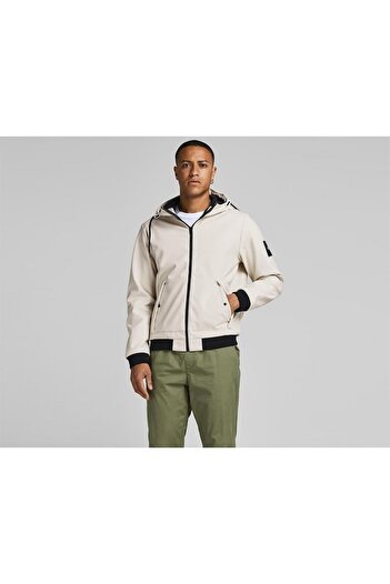 Jack & Jones Jack Jones Waffle Jacket Noos Women's Casual Jacket 12215818 -Moon-Beam Cream