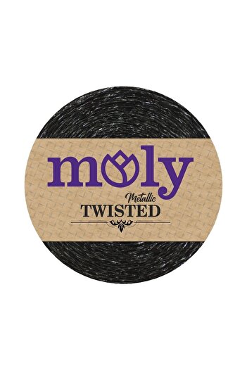 Moly Twisted Metallic Paper Rope Ψάθινη τσάντα Runner Καπέλο American Service 250γρ