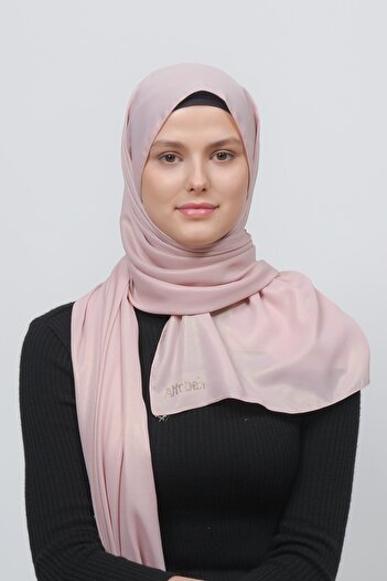 Altobeh Βραδινό φόρεμα Glitter Chiffon Wrap-ανοιχτό ροζ