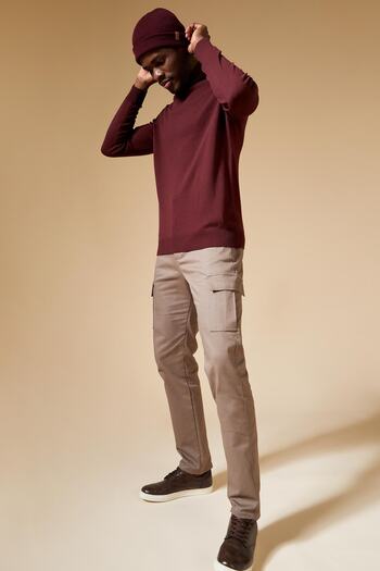 DeFacto Pulover de tricotaj cu gât slim fit