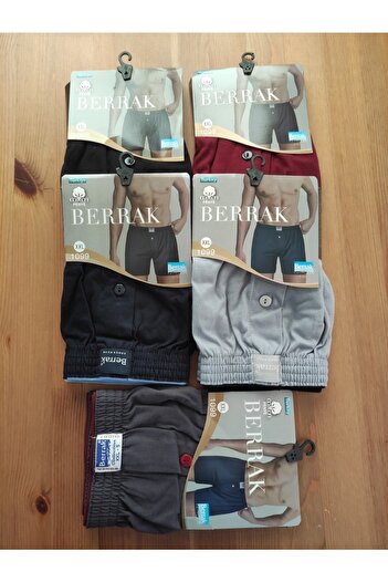 Berrak Erkek Boxer Penye 5'li Paket 1099