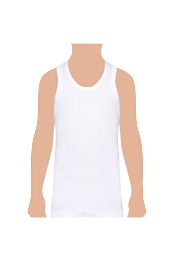 Tutku Boy's Combed Cotton Undershirt 6 Pack