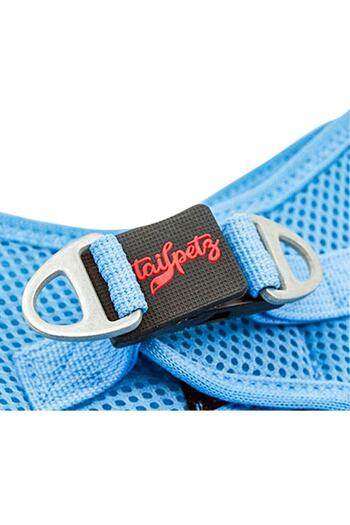 Tailpetz Air Mash Harness Small Breed Dog Collar Ocean Blue