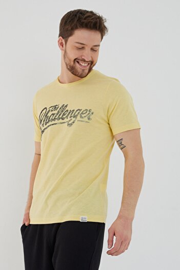 AMAZING CRASH Μπλουζάκι Unisex Slim Fit με στάμπα Crew Neck