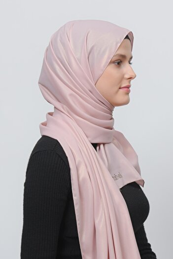 Altobeh Βραδινό φόρεμα Glitter Chiffon Wrap-ανοιχτό ροζ