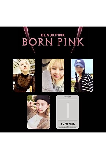 Kpop Dünyasi Blackpink "born Pink" Album Card Set - Gray 2
