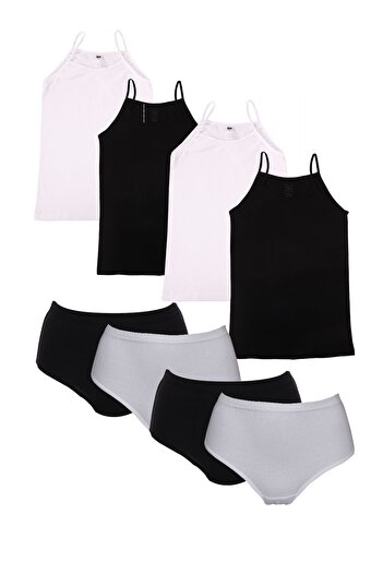 Tutku Women's Athlete Panties Set 8 Pieces