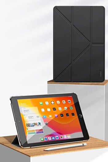 Fuchsia Ipad Pro 12.9 '' 2020 Uyumlu Hafif Katlanır Akıllı Kılıf