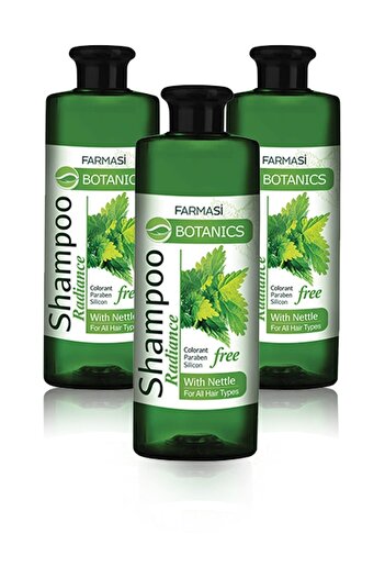 Farmasi Botanics Isırgan Özlü Parlaklık Veren Şampuan 500 ml 3 Adet