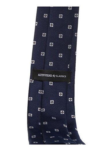 ALTINYILDIZ CLASSICS Γκρι - Ανδρική γραβάτα Navy Blue 4a2122200044