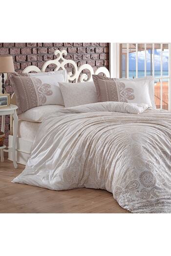 Hobby Σετ ύπνου μονό θέσης Poplin Irene Beige