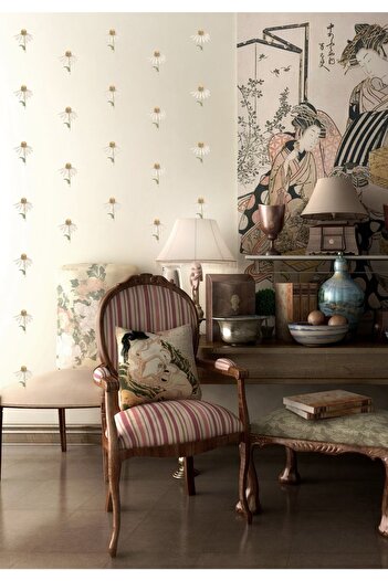 ENGINPRINT Flying Daisy Wall Sticker 64 Pieces
