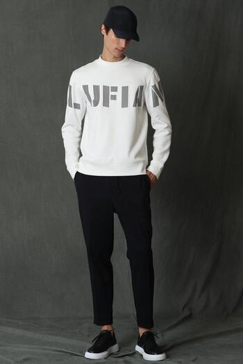 Lufian Printed Cotton Crew Neck Regular Fit Todillo Sweat Ανδρικό Sweat 112030096