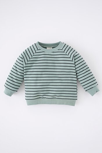 DeFacto Striped Sweatshirt for Baby Boy - Z4044a222wn