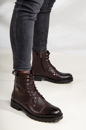 Yağlıoğlu Kundura Γνήσιο δέρμα 5001 Shearling Cold Proof Thermal Boots
