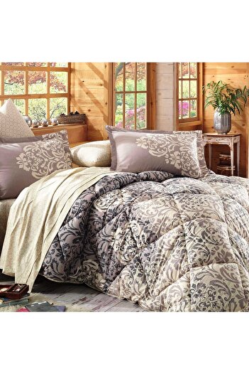 Hobby Σετ ύπνου Poplin για μονόχωρο κρεβάτι Serenity Grey