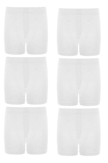 FSM1453 Boy's Cotton Rib Classic Colored Boxer Briefs 6 Pcs-233