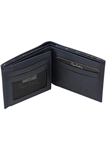 Pierre Cardin Чоловічі темно-сині з логотипом Cuzdan 2361L KRVT8690002222191
